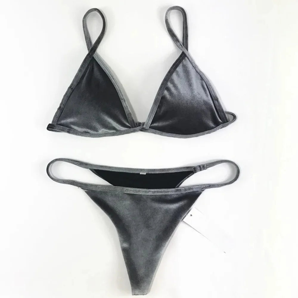 Sexy Backless Bikini Set