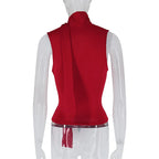 Tank Top For Women V Neck Sleeveless Knit