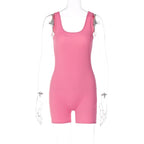 Women Sleeveless Playsuit Short Jumpsuit