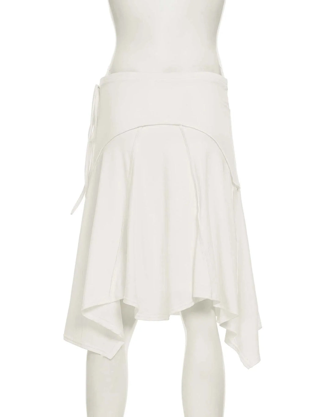 Casual Irregular Lace Up Skirt For Women Low Waisted