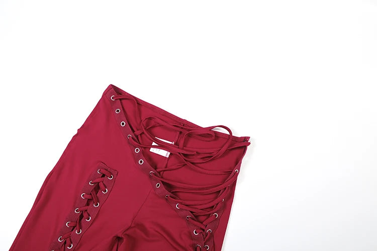 Midnight Halter Camisole Set With Shirred Pants