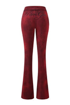 Two Piece Slim Fit Letter Print Hooded Zipper Jacket And Pants Set Open Thread Design