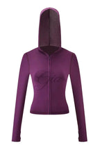 Two Piece Slim Fit Letter Print Hooded Zipper Jacket And Pants Set Open Thread Design