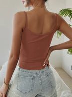 Cropped Corset Top With Suspenders Chic Retro Camisole Vest