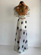Sexy Print Asymmetrical Hem Long Skirt Set Fashionable Sleeveless Women's Polyester Fabric Casual Leisure Suit