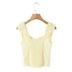Radiant Bow Accent Ruched Bust Tank Top With Open Button Front And Rope Laced Waist Mini Skirt Set