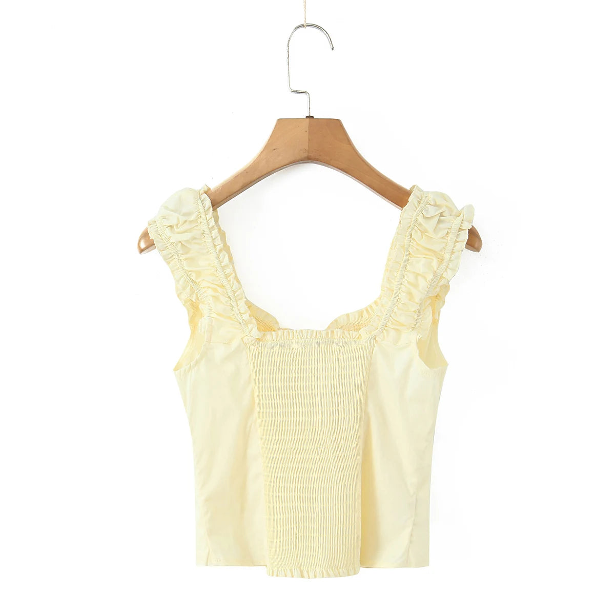 Radiant Bow Accent Ruched Bust Tank Top With Open Button Front And Rope Laced Waist Mini Skirt Set