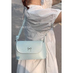 Sweet Harajuku Style Blue Baguette Bag Purse