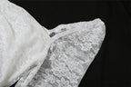 Gothic Fairycore Lace A Line Dress With Flare Sleeves And Square Neck