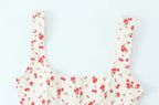 Floral Print Tank Top And Mid Waist Pleated Mini Skirt Two-piece Set