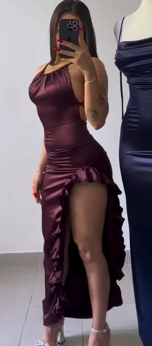 Glam Halter Dress