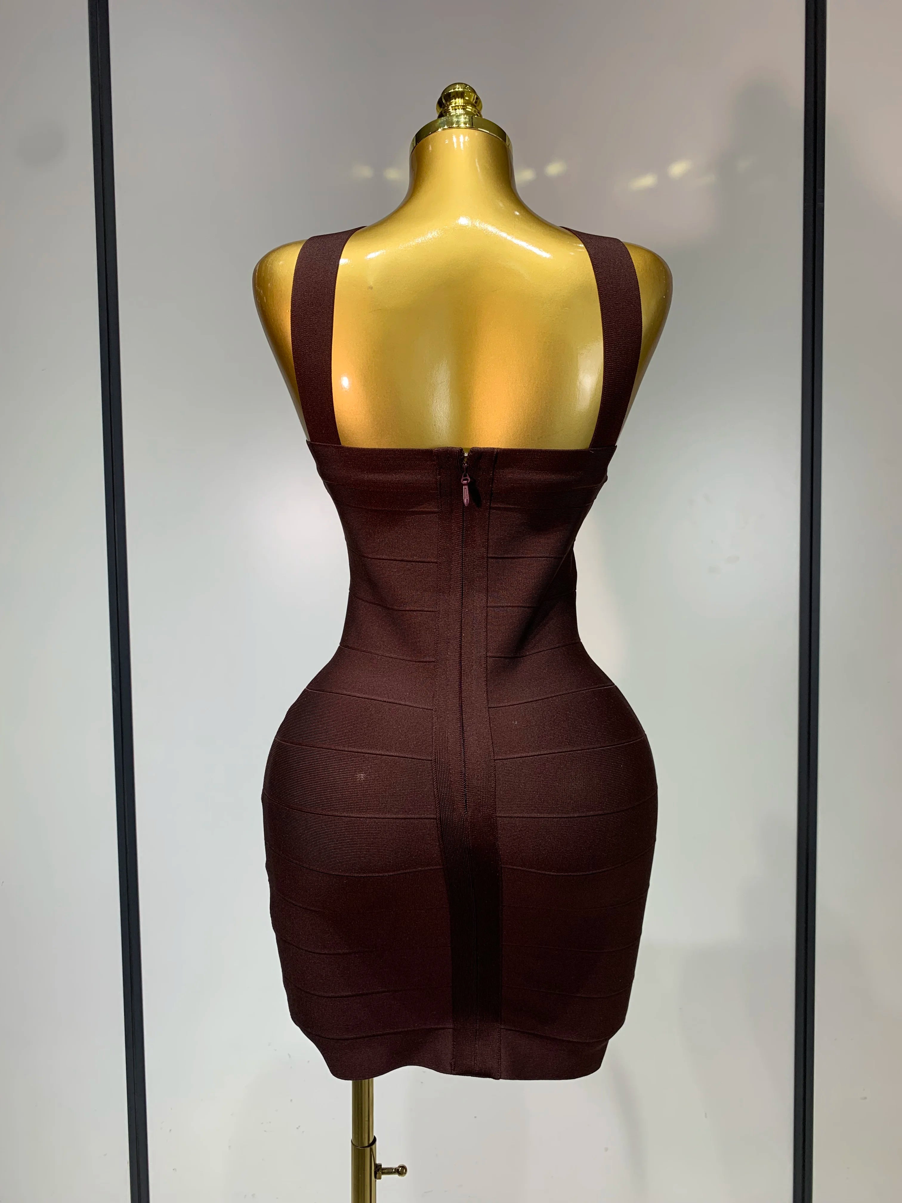 Backless Bodycon Bandage Dress