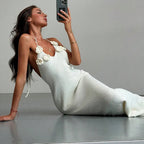 Women Knit Spaghetti Strap Sleeveless