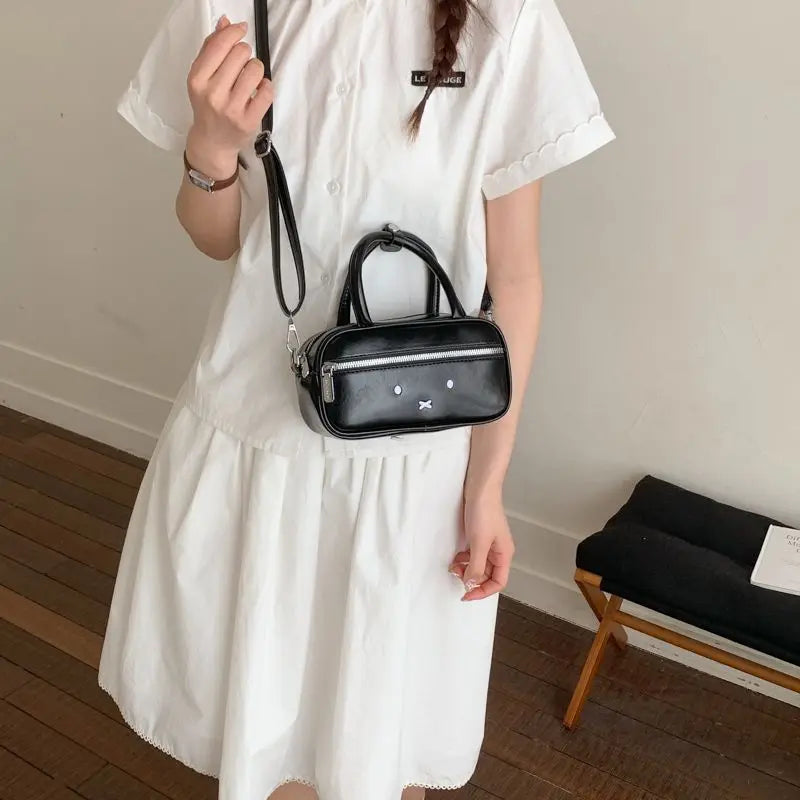 Whimsical Sweet Bunny Cartoon Crossbody Bag