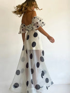 Sexy Print Asymmetrical Hem Long Skirt Set Fashionable Sleeveless Women's Polyester Fabric Casual Leisure Suit