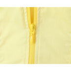 Sunny Chic Yellow Crop Cami Top With Back Zipper Slim Fit