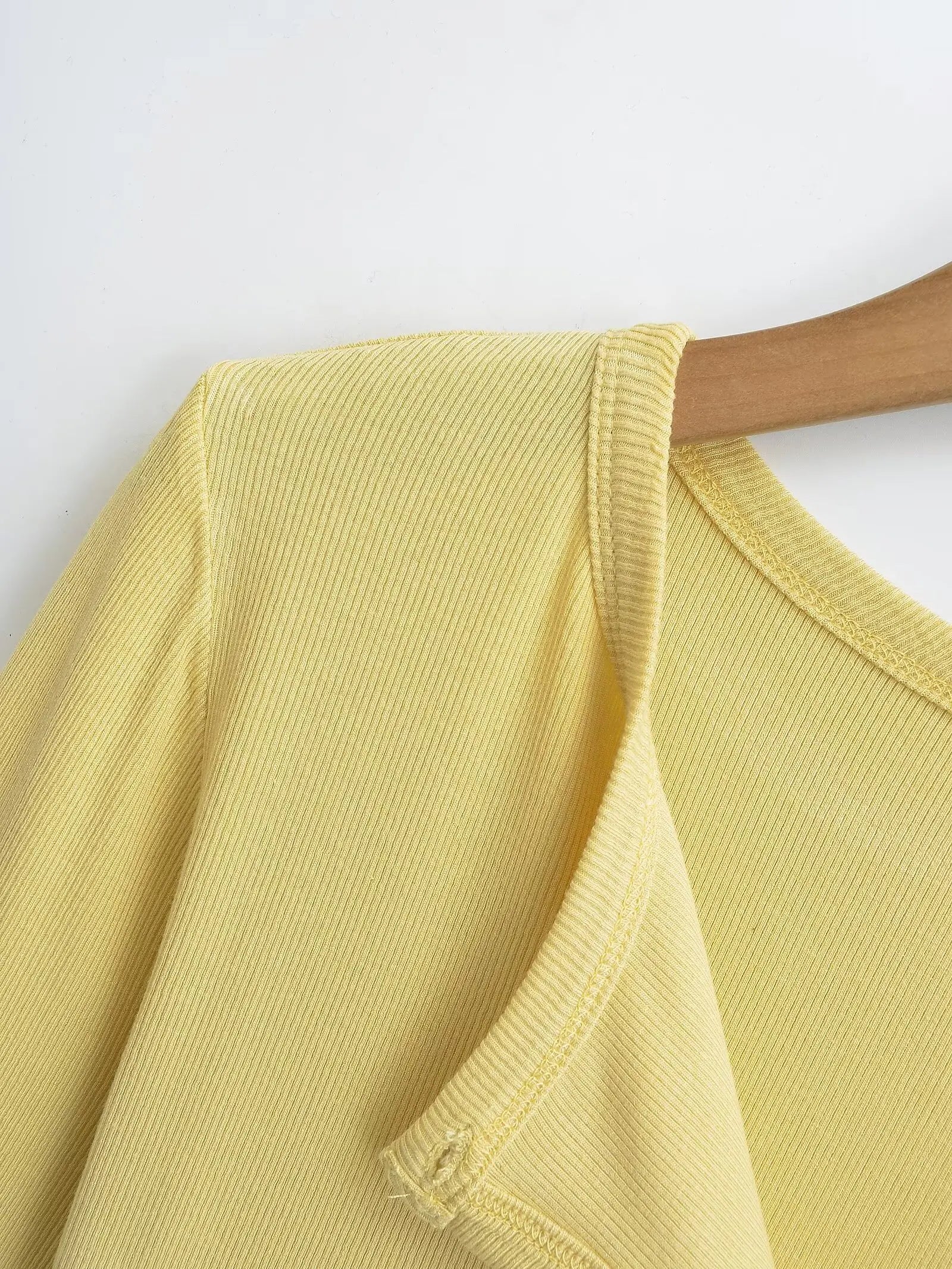 Knit Cardigan With Subtle Side Button Details