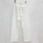 Romantic Heart Cutout Straight Jeans With High Waist