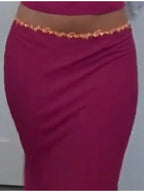 Sunset Vibe Halter Crop Top And Mermaid Skirt Two-Piece Set