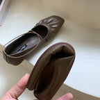 Soft Square Toe Ballet Flats Slip On For Women Casual Chic