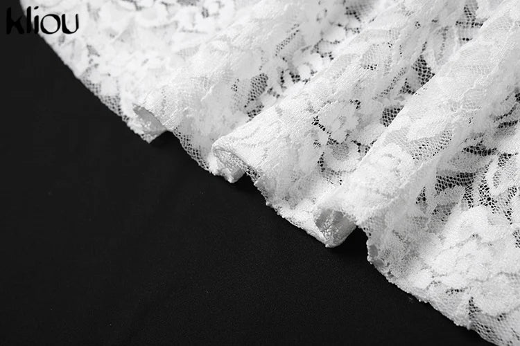 Lace Halter Long Dress Coquette Deep V Neck Ruched Trim
