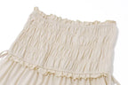 Ruffle 2 Piece Set Women Outfit Crop Top And Skirt Sets