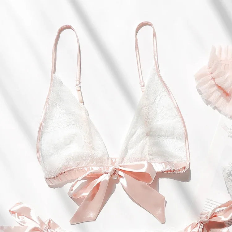 Women’s Satin Wirefree Bra & Panty Set