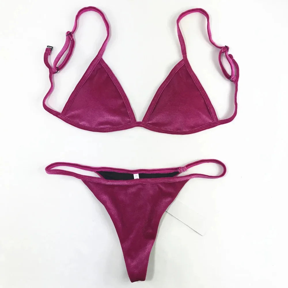 Sexy Backless Bikini Set