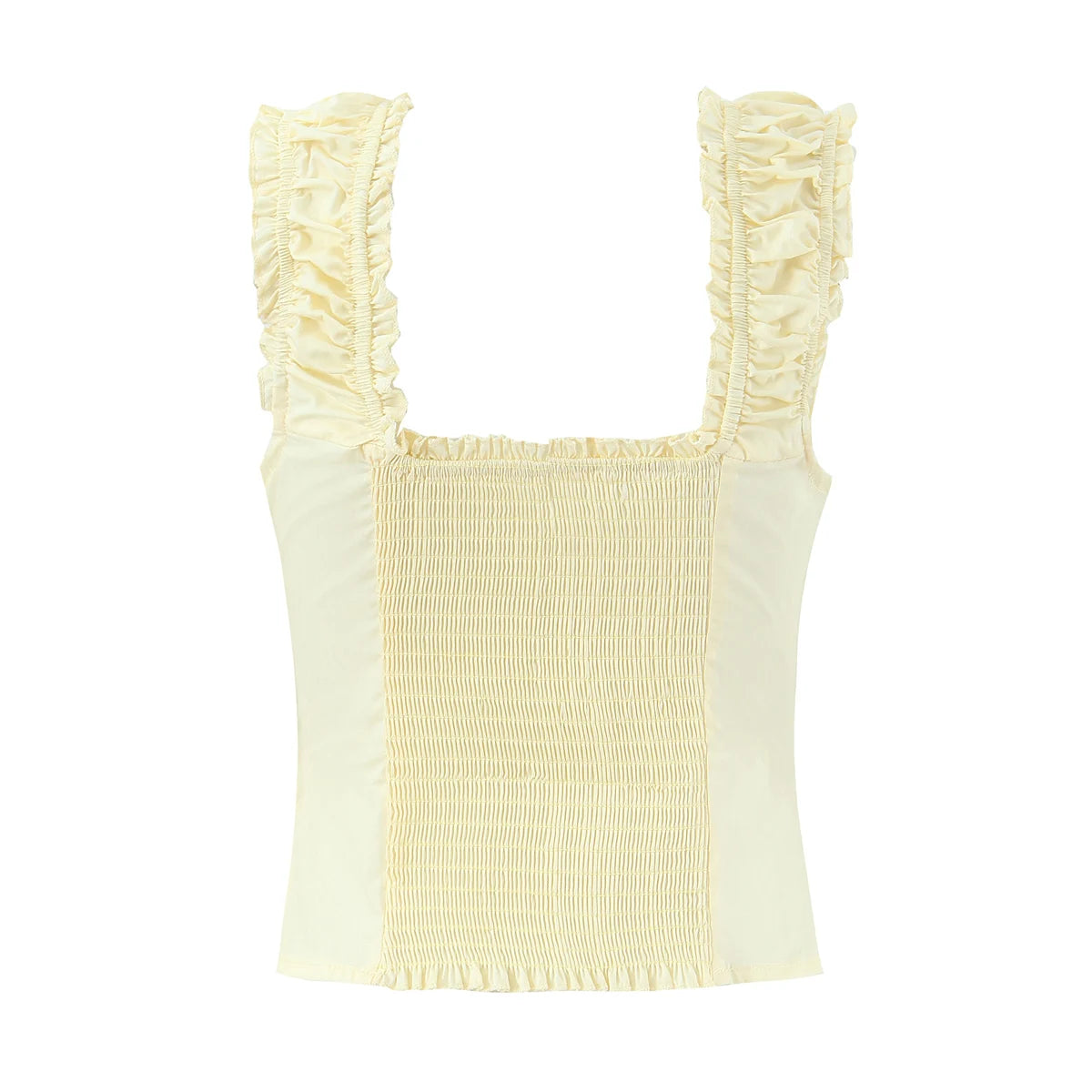 Radiant Bow Accent Ruched Bust Tank Top With Open Button Front And Rope Laced Waist Mini Skirt Set