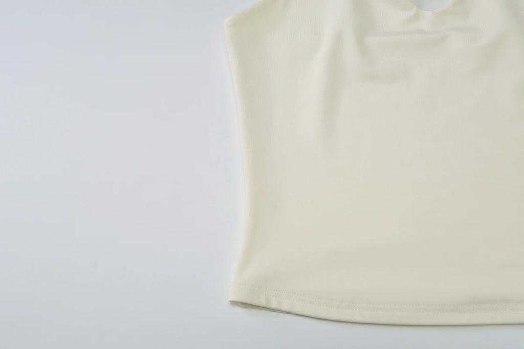 Halter Backless Bandage Crop Top