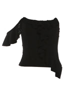 Women’s Ruffle Backless Tank Top
