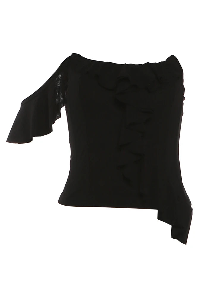Women’s Ruffle Backless Tank Top