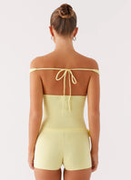 Crop Tank And Shorts Set