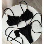 Beaded Push Up Bikini Set