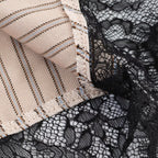 Pleated Hem Patchwork Mini Dress With Lace Inset Slit Detail Sleeveless Back Zip
