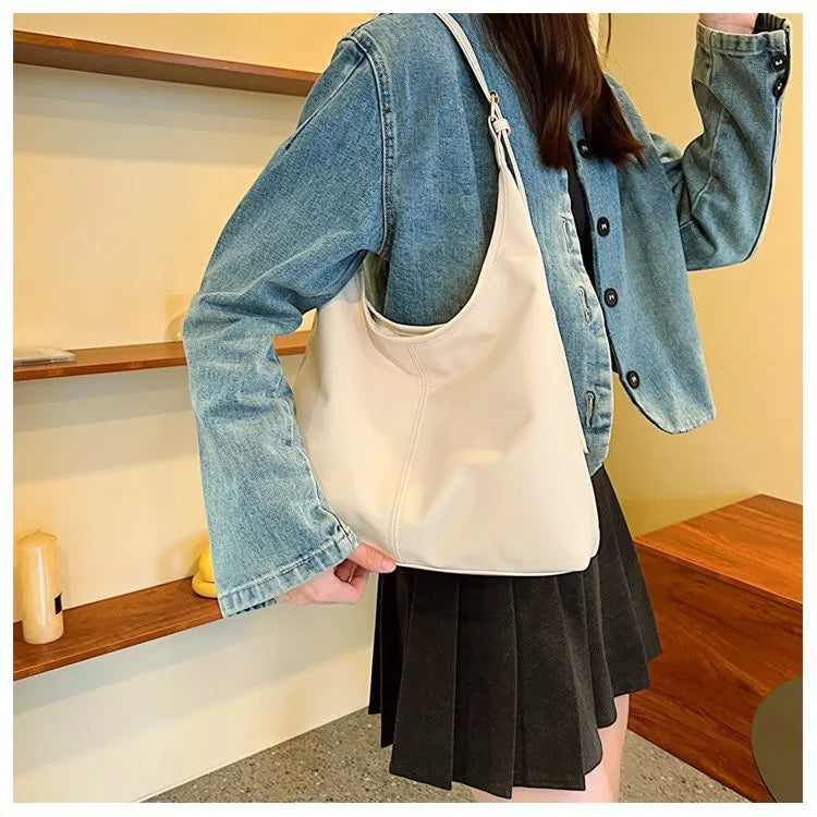 Women's Retro Simple Large Tote Bag