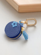 Mini Blueberry PU Leather Pendant Coin Purse Keychain Charm