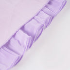 Purple Chiffon Backless Sundress With Deep V Neck A-Line Mini