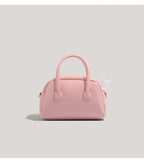 Bowknot PU Leather Crossbody Bag For Women Harajuku Style