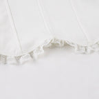French Embroidered Flower Halter Corset Sexy Slim Top