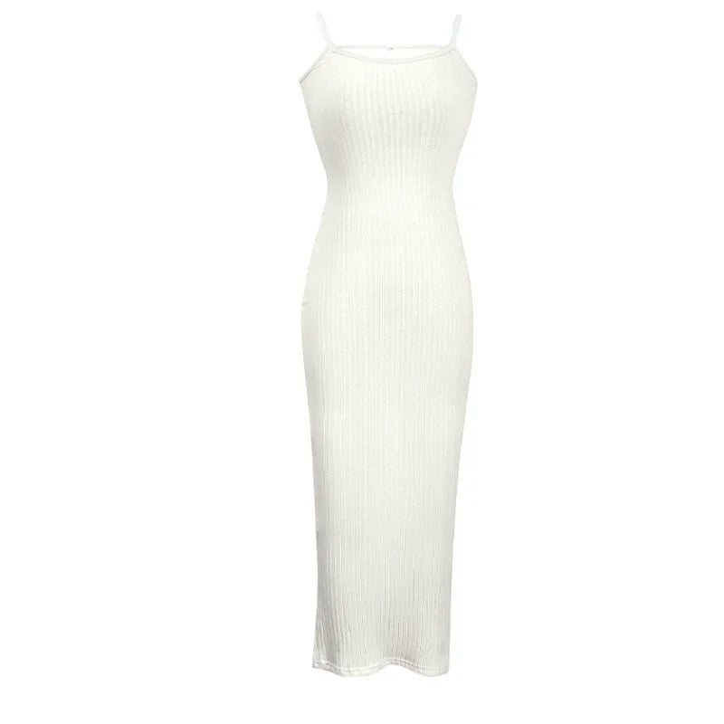 Backless Bodycon Maxi Dress