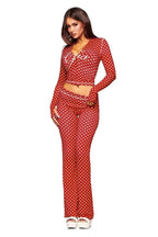 Two Piece Slim Fit Letter Print Hooded Zipper Jacket And Pants Set Open Thread Design