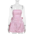 Backless Halter Evening Dress With Lace Jacquard For Elegant Special Occasions