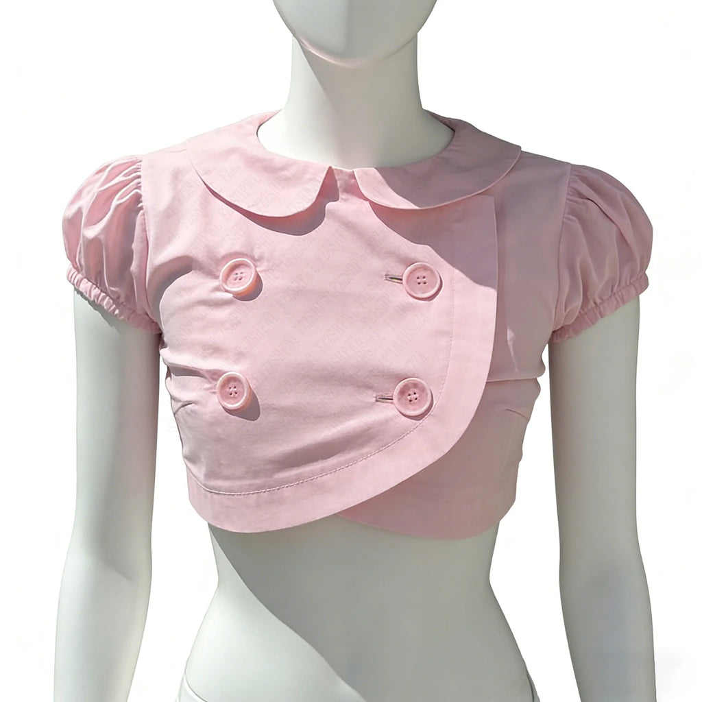 Cute Sweet Women’s Peter Pan Collar Maiden Shirt