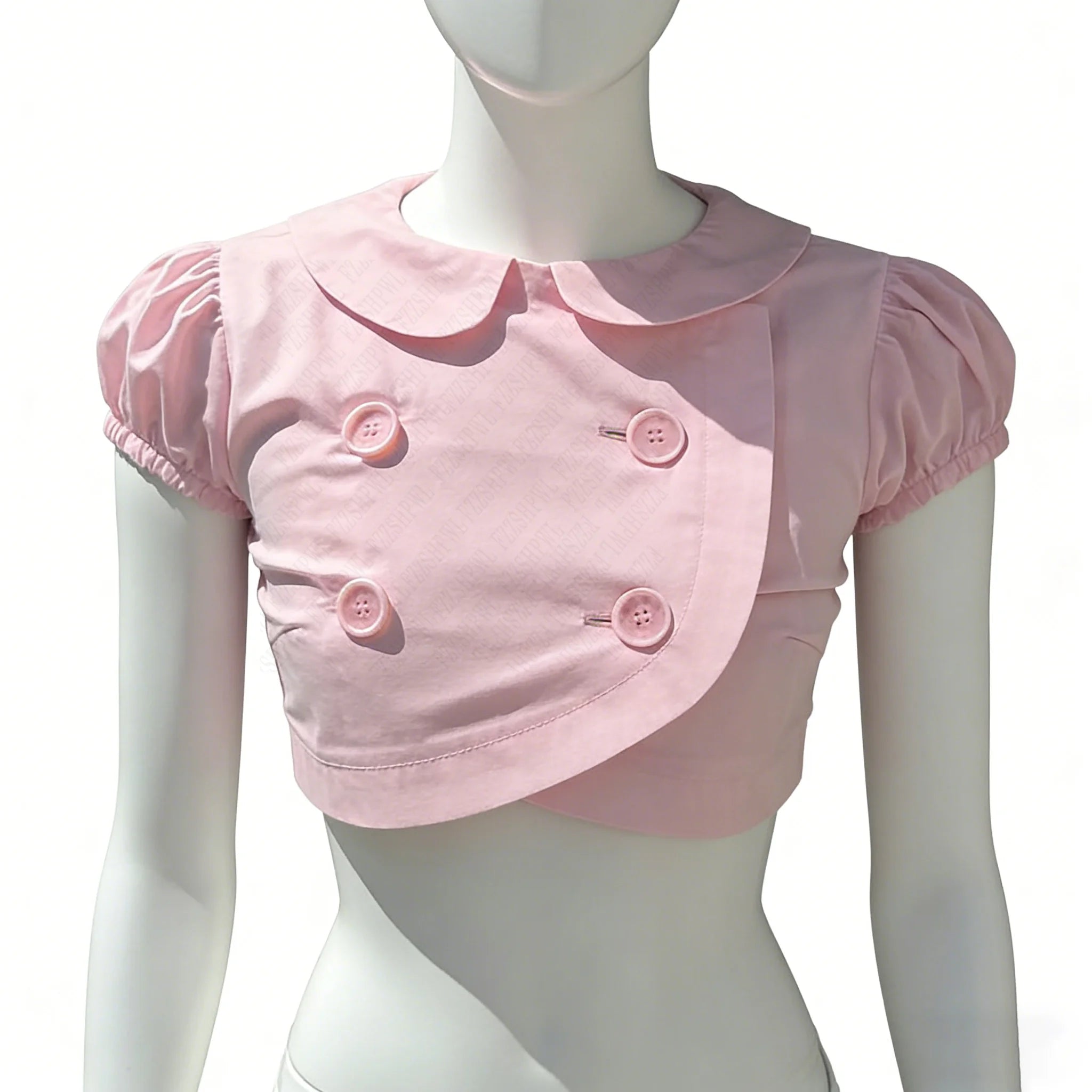 Cute Sweet Women’s Peter Pan Collar Maiden Shirt