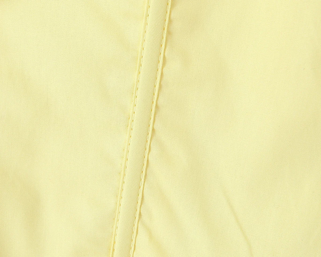 Sunny Chic Yellow Crop Cami Top With Back Zipper Slim Fit