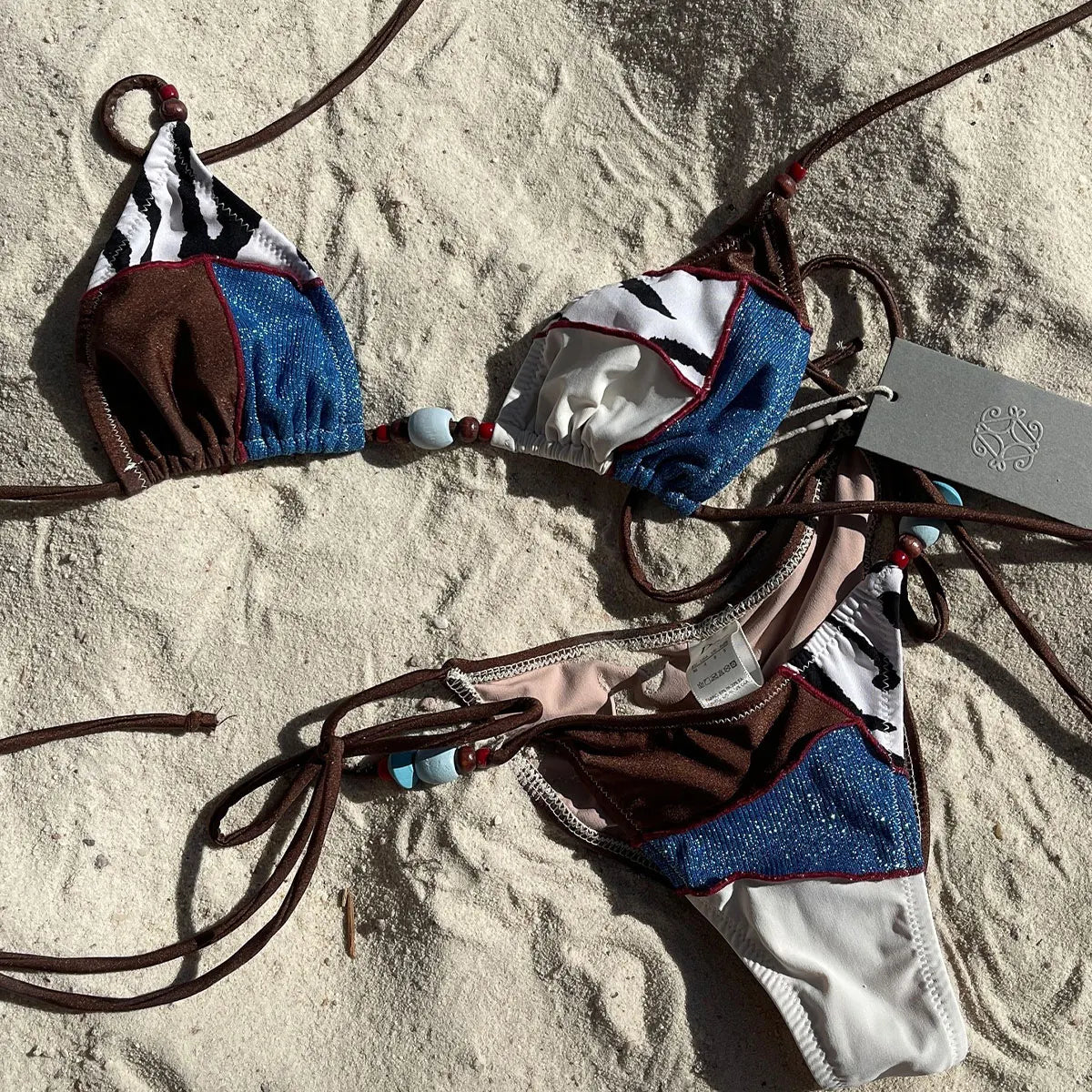 Low-Waist Push-Up Bikini Set