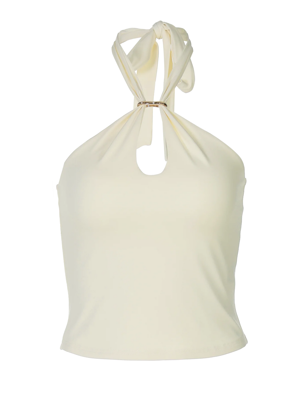 Halter Backless Bandage Crop Top