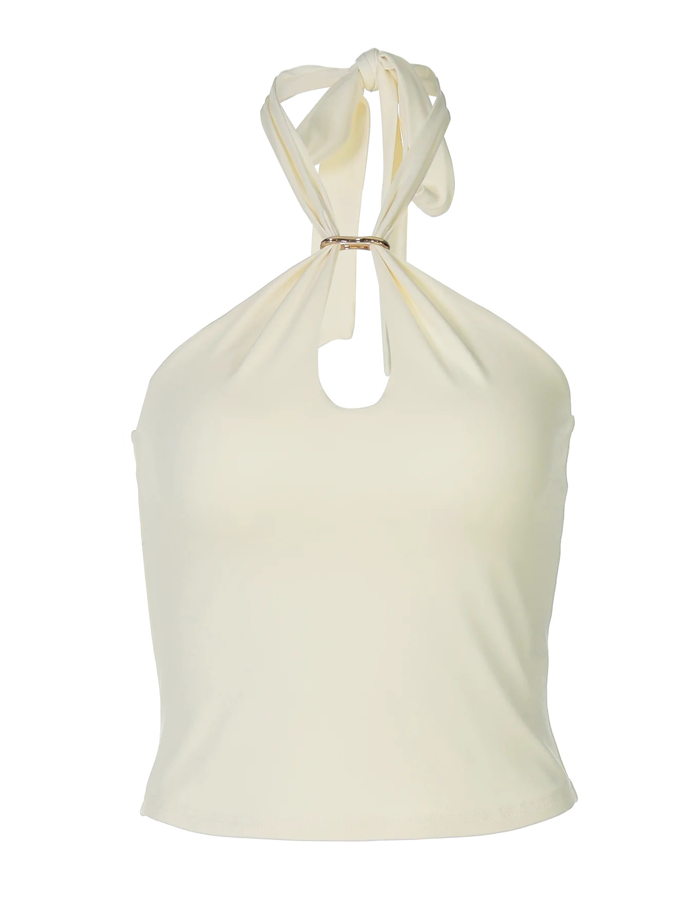 Halter Backless Bandage Crop Top