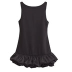 Backless Ruffle Mini Dress Sleeveless Bodycon Party Outfit